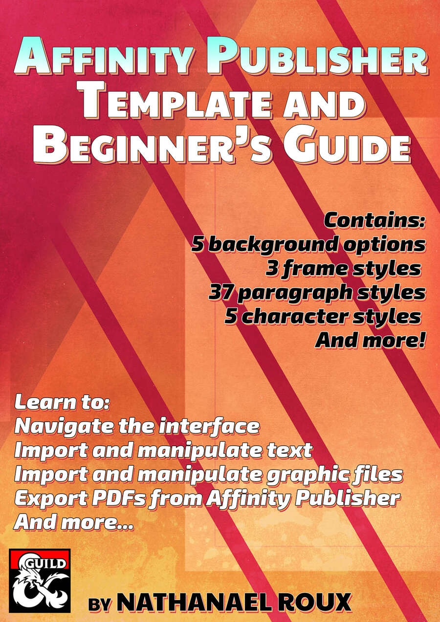 affinity publisher book templates free